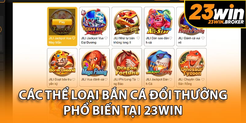 Bắn Cá Đổi Thưởng 23Win - Săn Thưởng Kịch Tính Ở Đại Dương 3 Trải nghiệm mới mẻ hơn với nhiều bộ môn săn cá đặc sắc